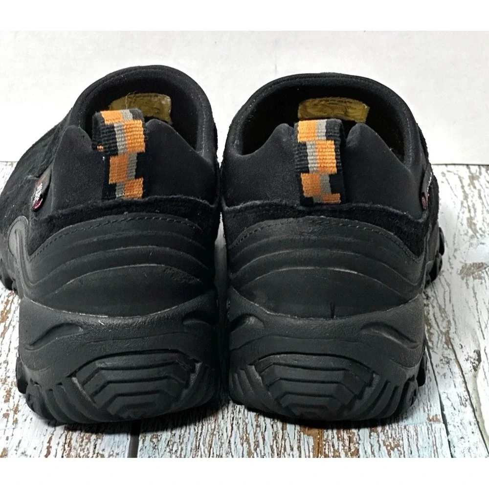 Merrell jungle Moc Size (4) Youth Junior Black Merrell Slip On Shoes Rubber Sole